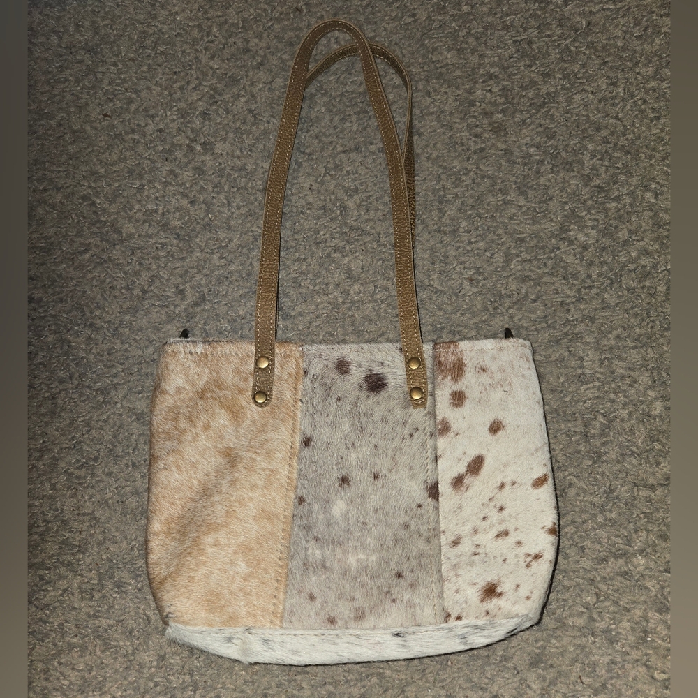 Myra Aptitude Cowhide Leather and Hairon Bag S-1264